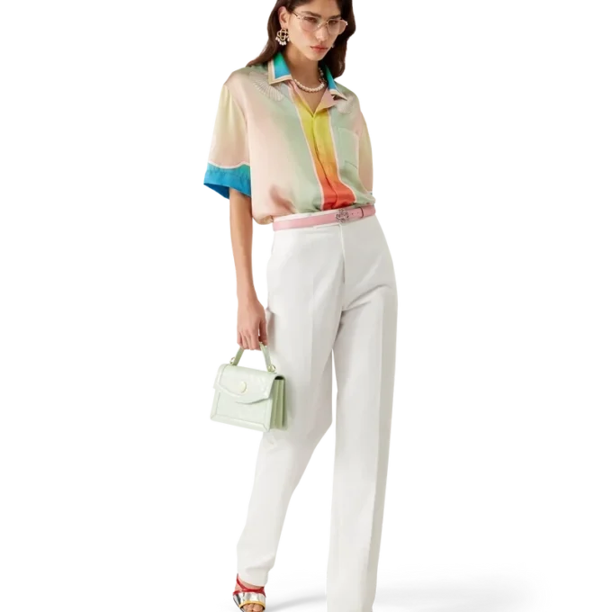 Lucid Dreams zijden overhemd met korte mouwen Lucid Dreams zijden overhemd met korte mouwen