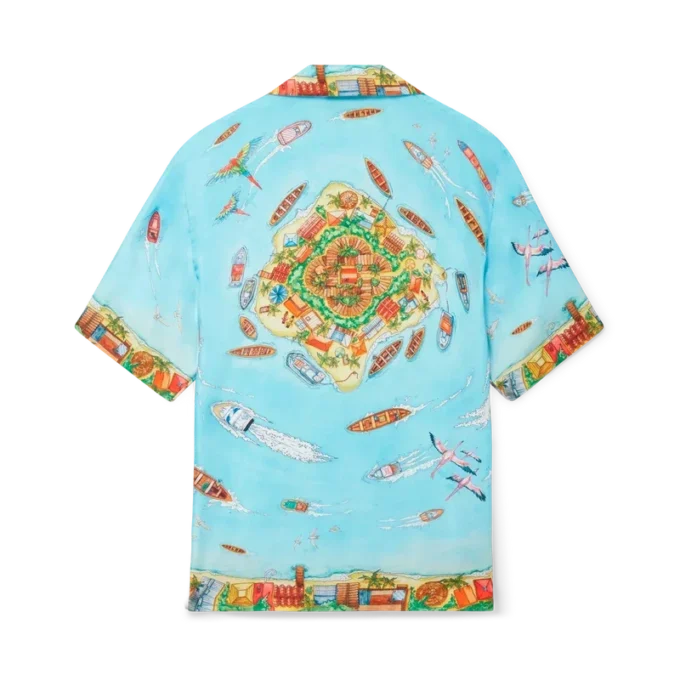 Maison Sur Piloti zijden overhemd