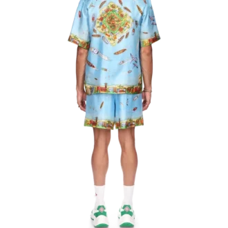 Maison Sur Piloti zijden overhemd