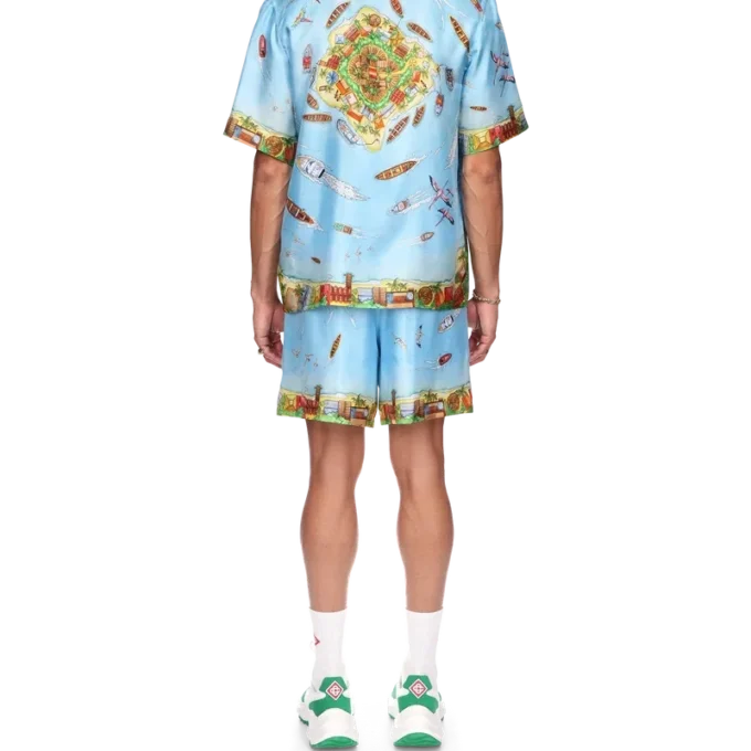 Maison Sur Piloti zijden overhemd