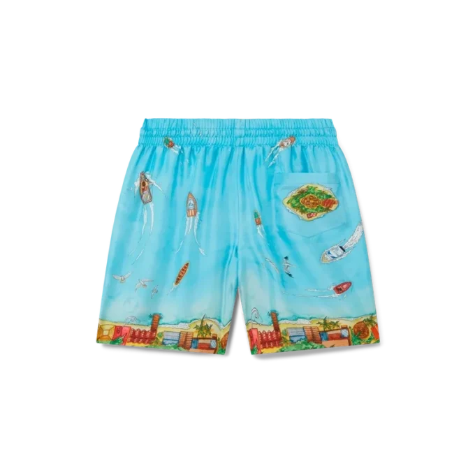 Maison Sur Piloti zijden Shorts Maison Sur Piloti zijden Shorts