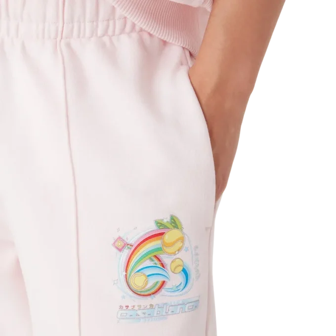 Manga Tennis Ball Sweatpants met open zoom