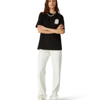 Medium parelketting met logo Medium parelketting met logo