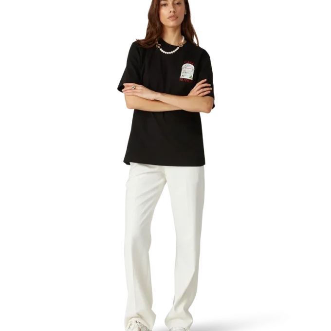 Medium parelketting met logo