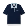 Merino gebreid tennispoloshirt