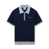 Merino gebreid tennispoloshirt