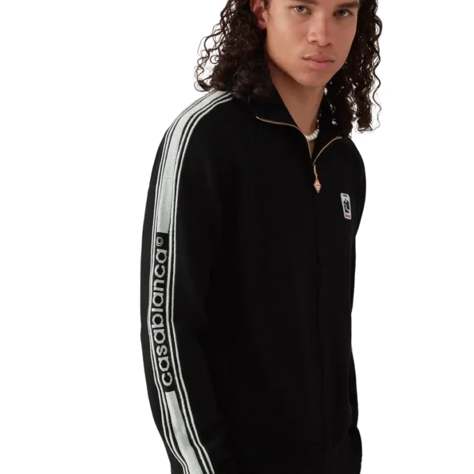 Merino gebreid trainingsjack