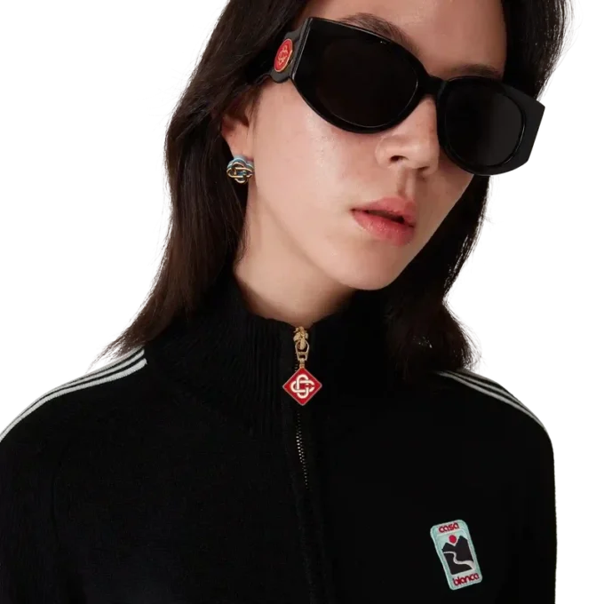 Merino gebreid trainingsjack