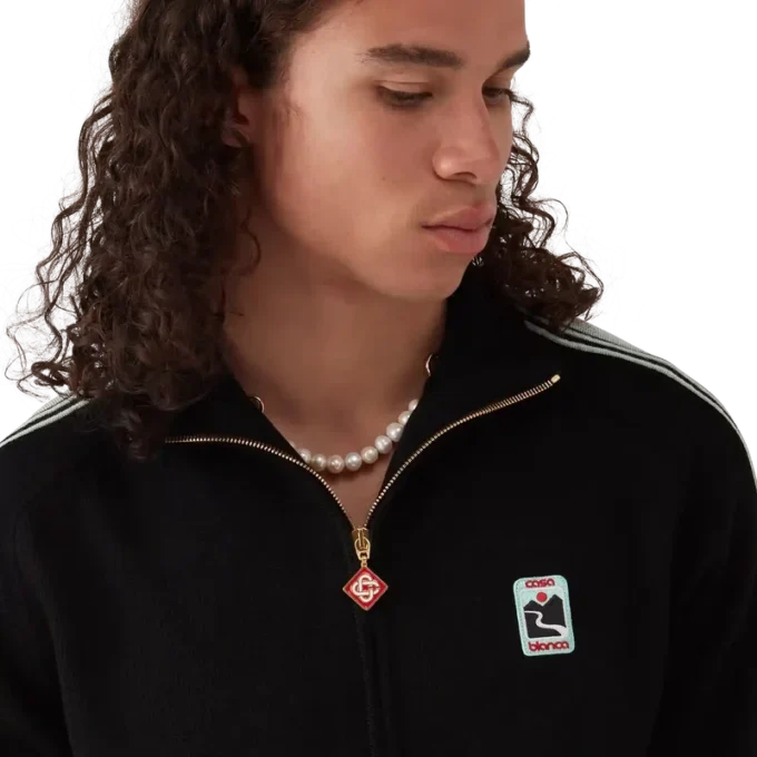 Merino gebreid trainingsjack