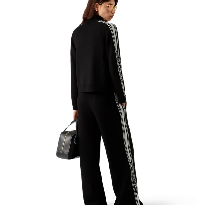 Merino gebreide joggingbroek