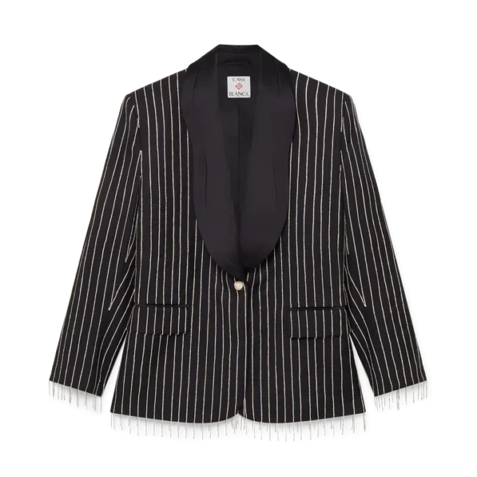 Met kristallen versierd maatwerkjasje Met kristallen versierd maatwerkjasje