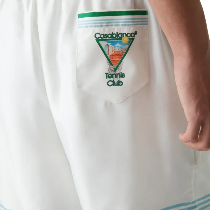 Metaphysical Tennis Icon zijden Shorts