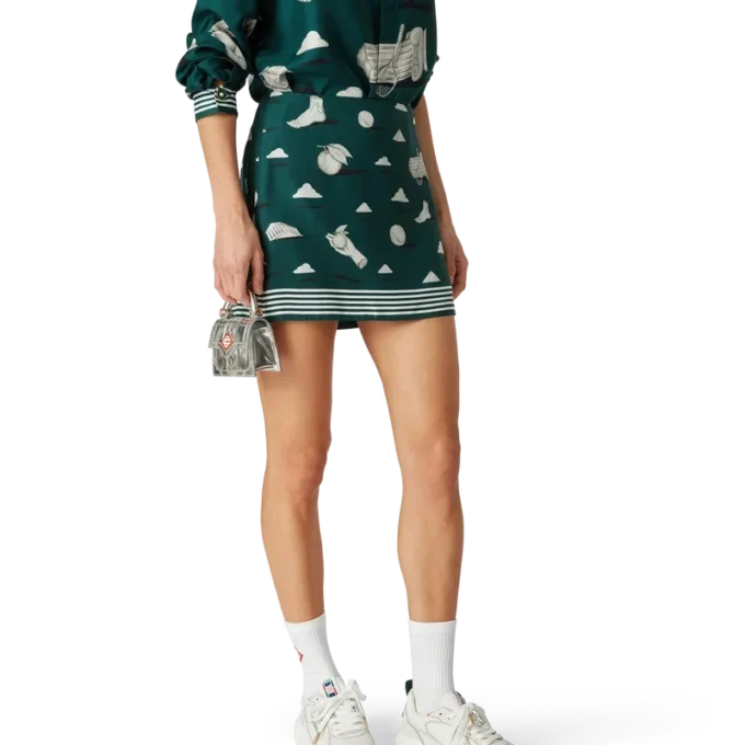 Metaphysical zijden minirok