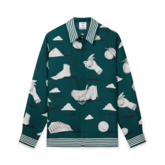 Metaphysical zijden overhemd