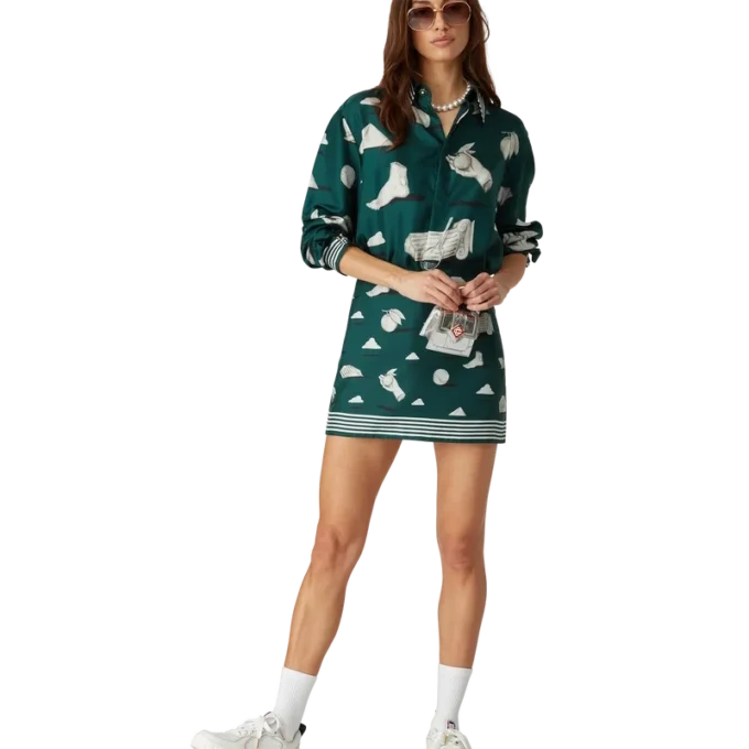 Metaphysical zijden overhemd