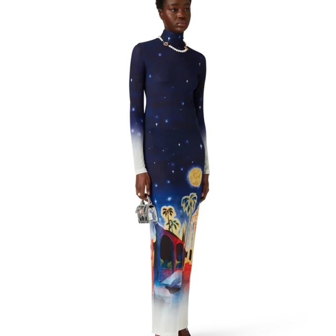 Midnight Acropolis Mesh-jurk Midnight Acropolis Mesh-jurk