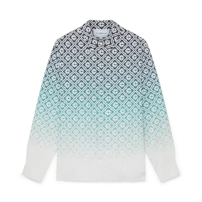 Midnight Gradient Monogram-overhemd Midnight Gradient Monogram-overhemd