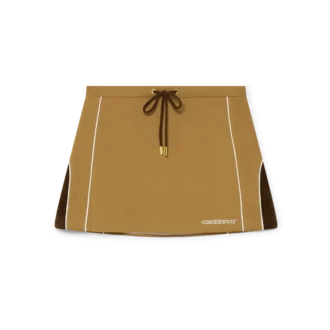 Minirok met chenille panelen