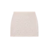 Minirok van gebreide stof met Crystal Monogram