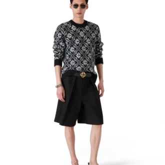 Mohair trui met monogram Mohair trui met monogram