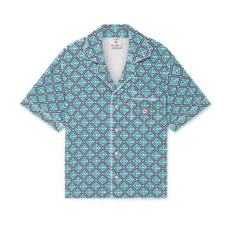 Monogram badstof overhemd