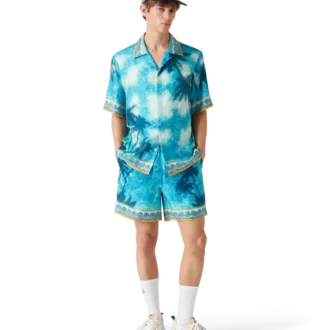 Monogram badstof zonneklep