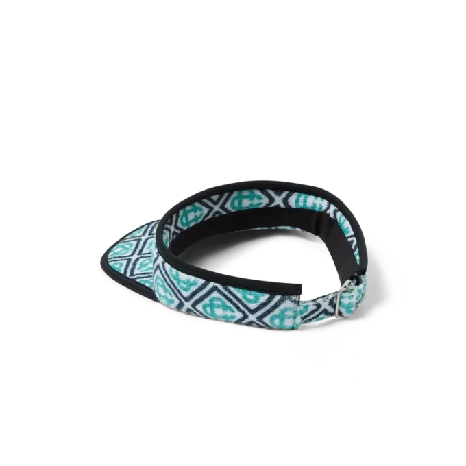 Monogram badstof zonneklep