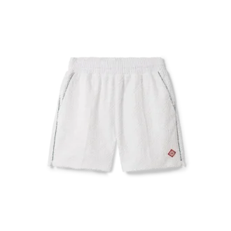 Monogram badstofshorts