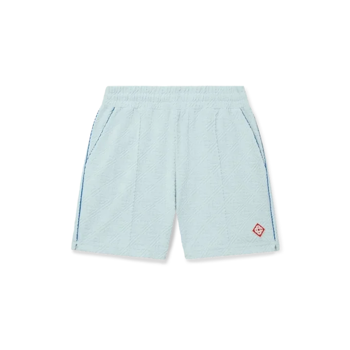 Monogram badstofshorts