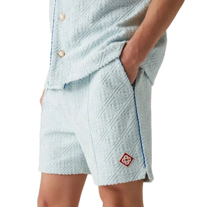 Monogram badstofshorts