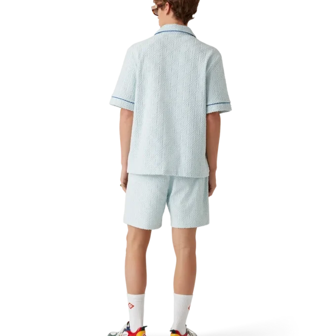 Monogram badstofshorts