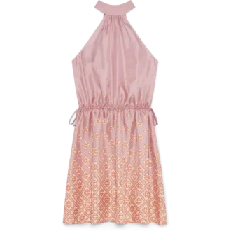 Monogram Degrade zijden jurk