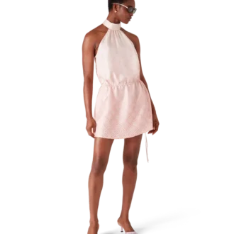 Monogram Degrade zijden jurk