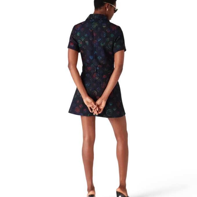 Monogram denimjurk Monogram denimjurk