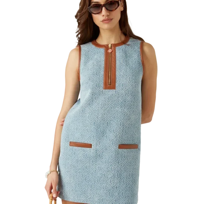 Monogram denimjurk Monogram denimjurk