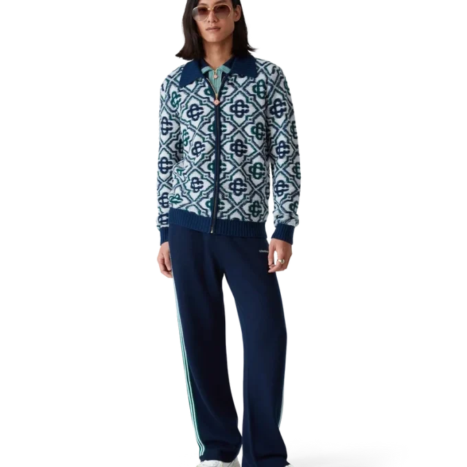 Monogram gebreide trui met rits