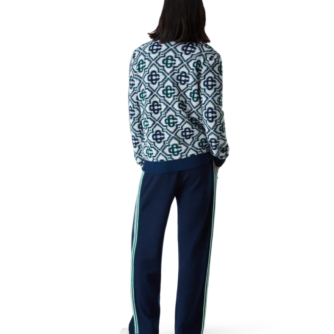 Monogram gebreide trui met rits