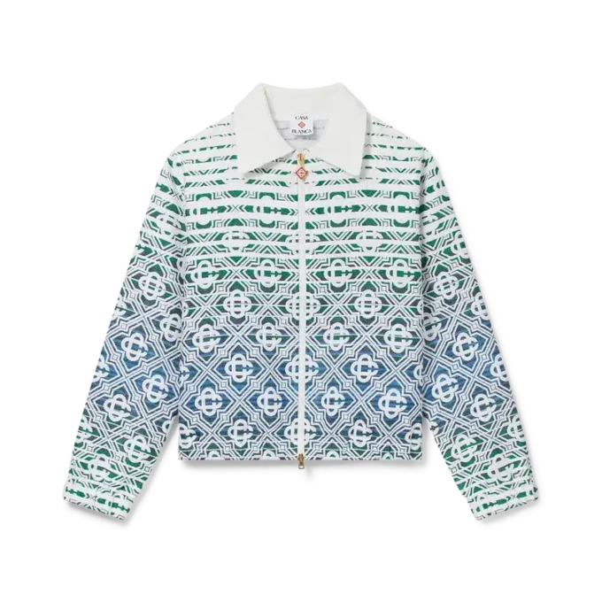 Monogram Gradient badstof jas