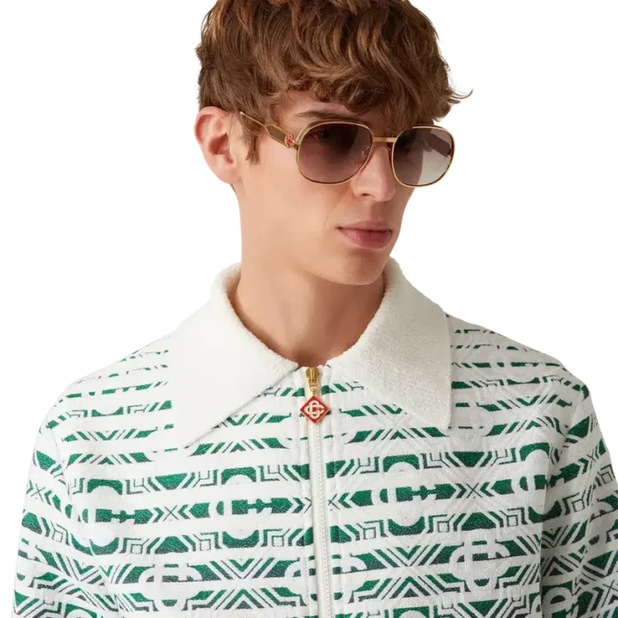 Monogram Gradient badstof jas