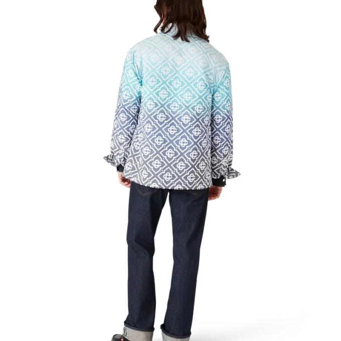 Monogram Gradient Jacquard Shacket Monogram Gradient Jacquard Shacket