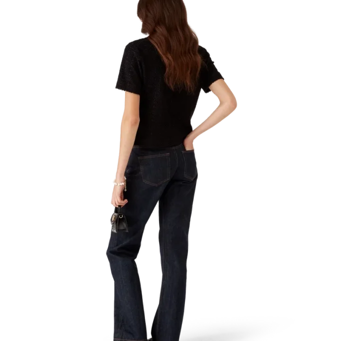 Monogram Jacquard badstof poloshirt