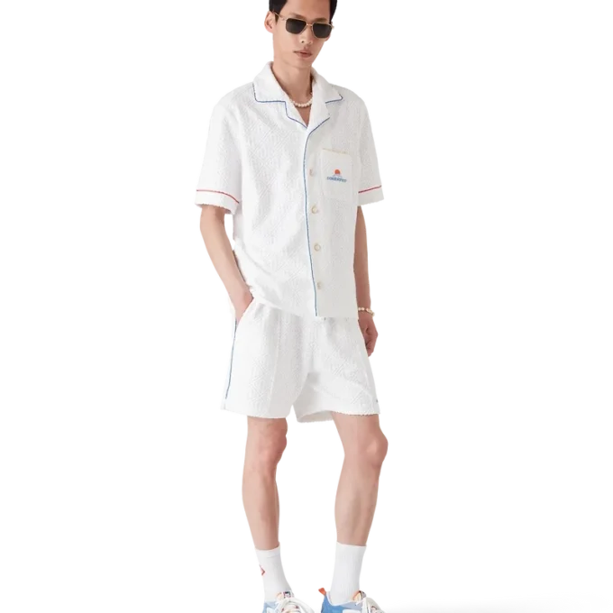 Monogram Jacquard badstof Shorts