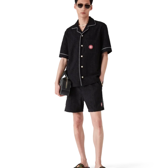 Monogram Jacquard badstof Shorts Monogram Jacquard badstof Shorts