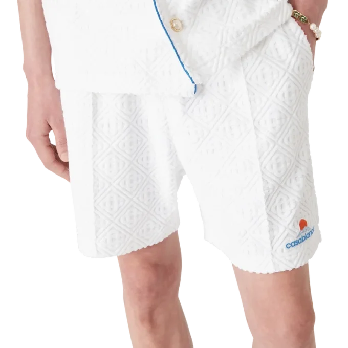 Monogram Jacquard badstof Shorts