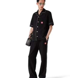 Monogram Jacquard badstofbroek