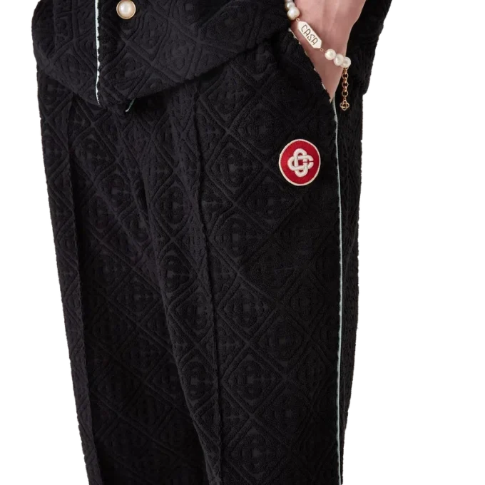 Monogram Jacquard badstofbroek