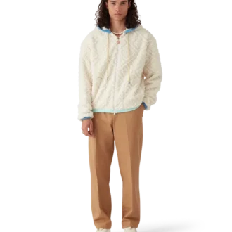 Monogram Jacquard fleecejas Monogram Jacquard fleecejas