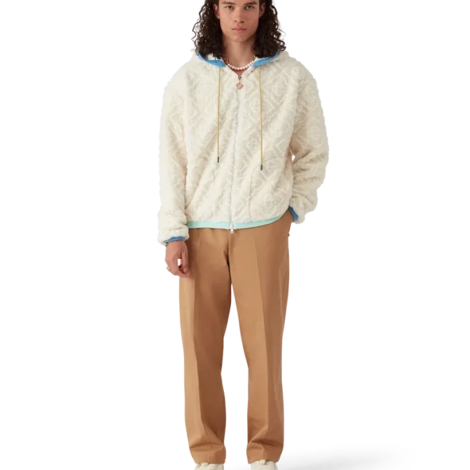 Monogram Jacquard fleecejas