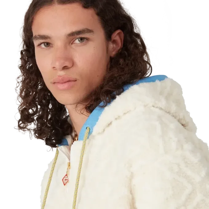 Monogram Jacquard fleecejas