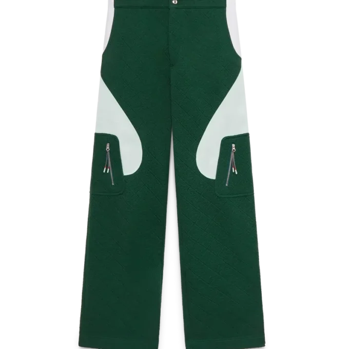 Monogram Jacquard gebreide broek